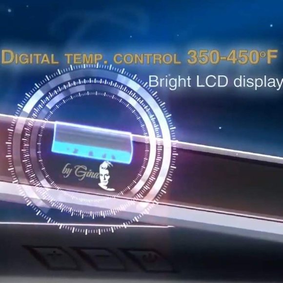 Excel Flat Iron/Infrared Flat Iron by GINA ~ NIB - Picture 4 of 7